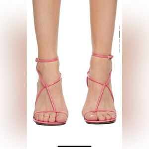 Pink Strappy Bottega Veneta sandals
